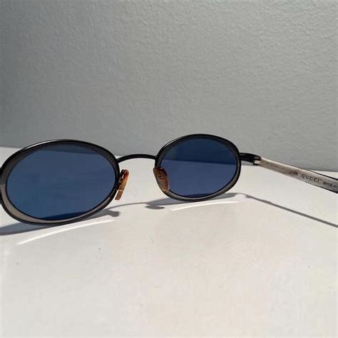 90s gucci sunglasses|Gucci oval sunglasses vintage.